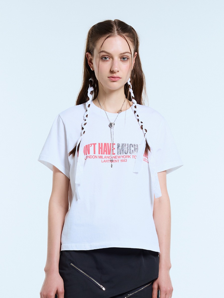 L11 MUCH TIME T-SHIRT(WHITE)