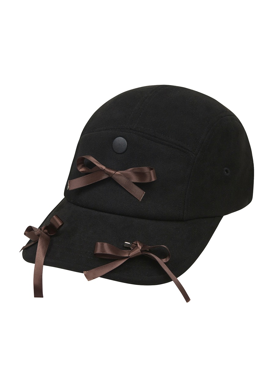 L7 RIBBON CAMP CAP(BLACK)