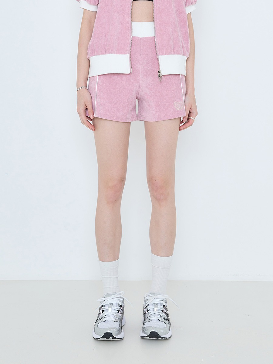 L4 TERRY SHORTS(PINK)